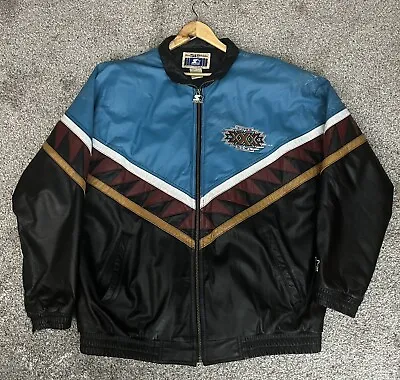 Vintage Starter All Leather Jacket 1996 Superbowl XXX Size 2XL Team Collection • $59.99