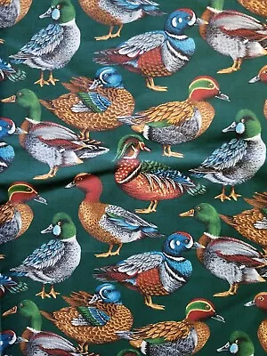 New Vintage Fabric With A Duck Print By Cranston Print Works Co. • $8
