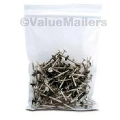 1000 9x12 Clear Plastic Zipper Poly Locking Reclosable Bags 2 MiL • $49.95