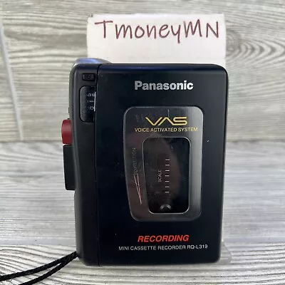 Panasonic - Portable Mini Cassette Recorder - RQ-L319 VAS - Back Speaker Issue • $16.79