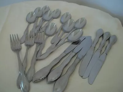 Vintage Lot #a (19) Gorham Chanson Stainless Stegor Flatware Very Nice... • $46