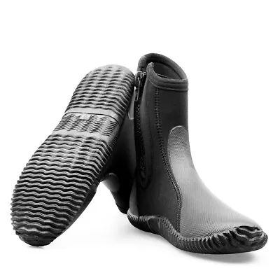 Neoprene Black Flats Fishing Wading Boots For The Florida Keys • $38.89