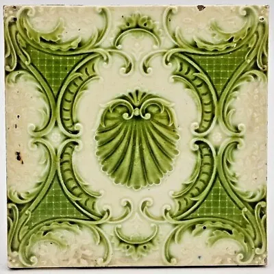 Antique Fireplace Tile Maw & Co C1906 AE4 • $31.08