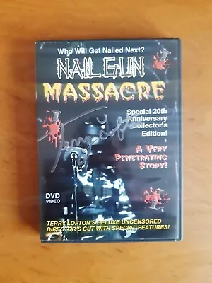 Nailgun Massacre DVD US Import SIGNED Numbered Rare Limited Edition • £30