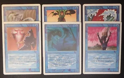 MTG Magic Unlimited Lot Of 6 Blue Cards • $20