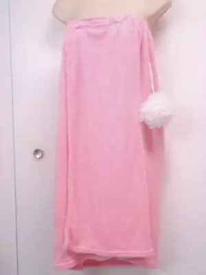 ARCTIC TRAIL Robe Size Large Wrap Bath Pool Pink Soft Terry Fleece Loofa New • $14