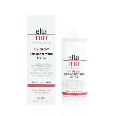 Elta MD UV Glow Broad Spectrum SPF36 48g 1.7oz EXP 06/24 NEW FAST SHIP • $29.98