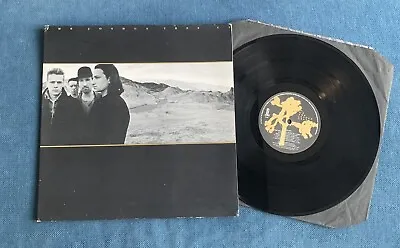 U2 - The Joshua Tree Vinyl 12  UK LP Record Gatefold 1987 Album & Lyrics VG+/VG+ • £24