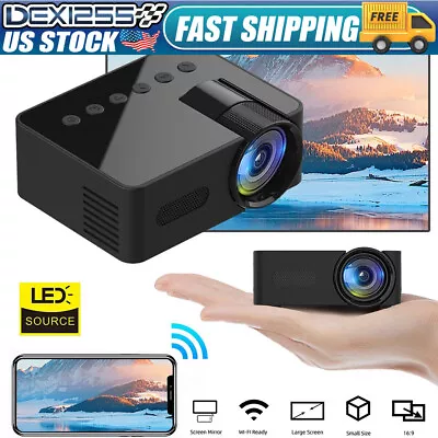 Portable Phone Projector Home Theater Mini Projector 1080P HD Movie Projector • $31.65