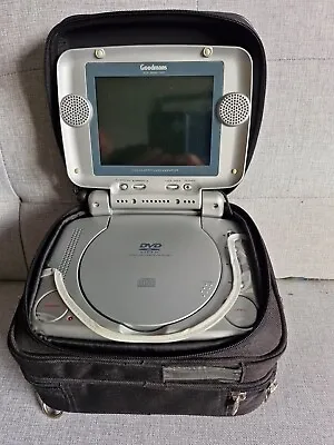 Goodmans GCE 5000 In Car Portable DVD MP3 CD Player Working With Chargers + Case • £24.97