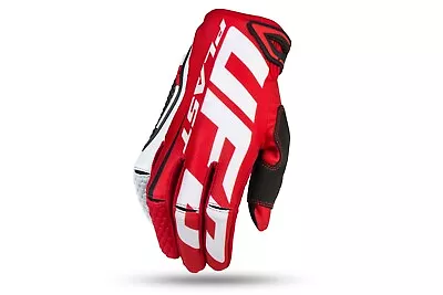 UFO Blaze Motocross Race Gloves Red- All Sizes S - XL • $37.29