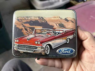 1958 58 Ford Skyliner Retractable Novelty Box Painted By A Russian Artist • $24.95