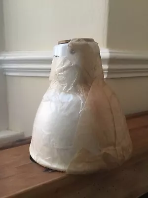 £35 • Buy Vintage Industrial White Enamel Lamp Shade By Playmit. AP91241 Dugdills Revo