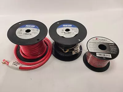 Ancor Marine Grade 2 Gauge Red/Black 25' Tinned Copper Boat Battery Cable Wire • $159.99