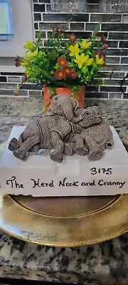 The Herd Elephant Collection By Martha Carey. The Herd Knock And Creamy. 3175 • $100