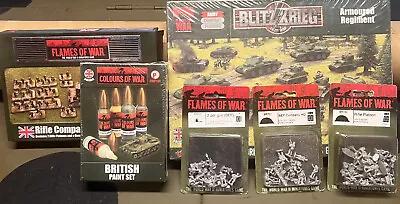 Flames Of War British Early War Lot. OOP Metal Miniatures BEF 1940 !!!! • $400