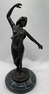 Bronze Semi Nude Dancer H “La Fable” After Moreau Sculpture 8” • $145