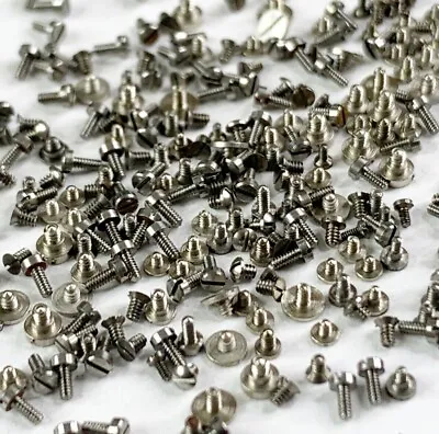 100 Watch Screws Tiny Steampunk Altered Art Parts Watchmaker Lot Repair Wrist C • $11.99