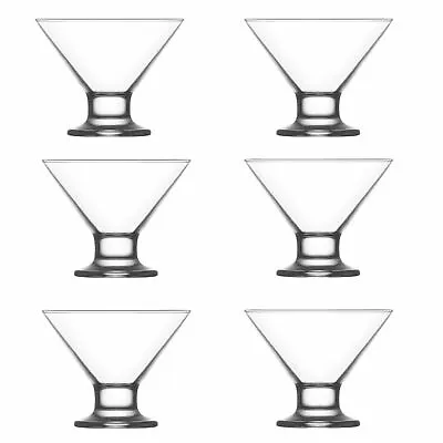 £12.34 • Buy Box Of 6 Martini Cocktail Glasses Or Sundae Dessert Glasses 165ml Crema