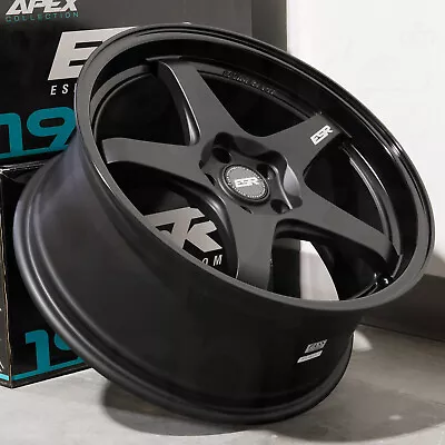 18x8.5 Black Wheels ESR AP5 5x100 30 (Set Of 4)  72.56 • $1299