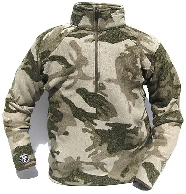 Cabela's Men's Alaskan Guide Thermocline 1/2 Zip Outfitter Camo 450 GM Pullover • $159