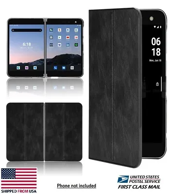 For Microsoft Surface Duo/Duo 2 Slim Hybrid Matte Leather Shockproof Case Cover • $14.13