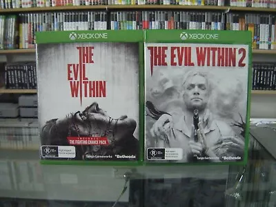 Xbox One The Evil Within 1 & 2 Includes  The Fighting & Last Chance  Packs New • $30