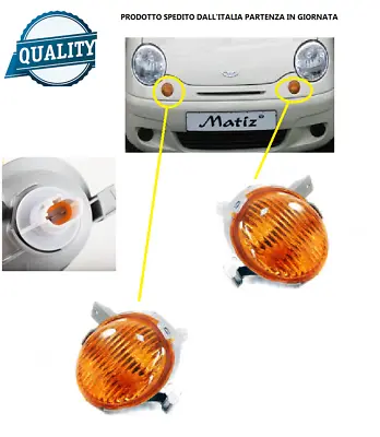 For Daewoo Matiz R/L 2001- Headlight Lights 2 X Light Indicator Front • $193.47