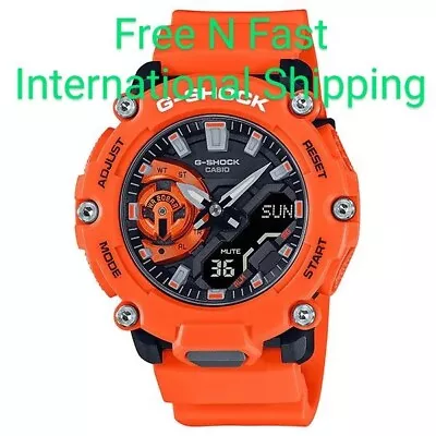 Casio G-Shock GA-2200M-4A Resin Strap Men Watch Orange Original New • $165