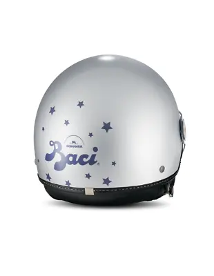 Helmet Demi Jet PIAGGIO Baci Perugina - Size L Original PIAGGIO Silver • $180.35