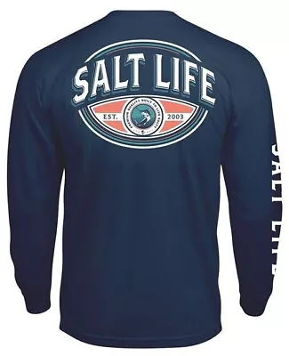 Mens Salt Life Built Salty Graphic Long Sleeve T-Shirt - 2XL/XL/Large - NWT • $24.99