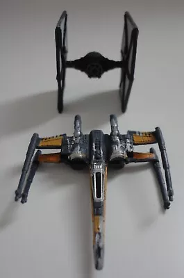 Star Wars X-Wing Fighter & TIE Fighter Mini Vehicles Micro Machines • $4.99