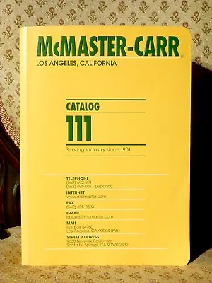 McMaster-Carr Catalog • 111 • Los Angeles Edition • $15