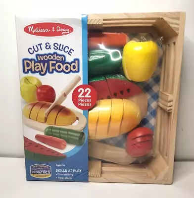 Melissa And Doug Cut And Slice Wooden Play Food 22 Pieces • $9.99