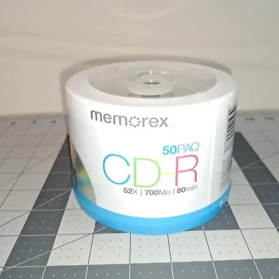 NEW SEALED Memorex Music CD-R 50 Pack (50 Total Discs) • $16