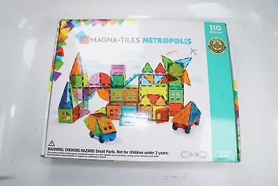 New GENUINE Magna-Tiles Sealed Metropolis 110 Piece Set 20110 Ships FREE • $109.99
