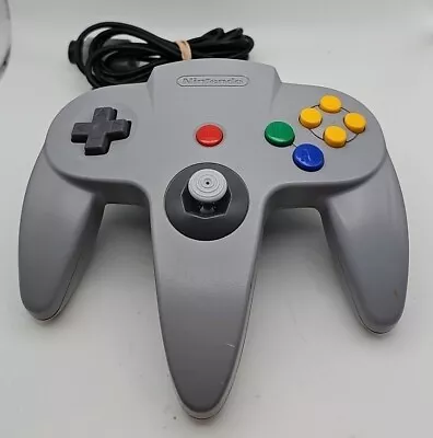 OEM N64 Controller Good STICK TESTED Original Gray NUS-005 Nintendo 64 • $23.95