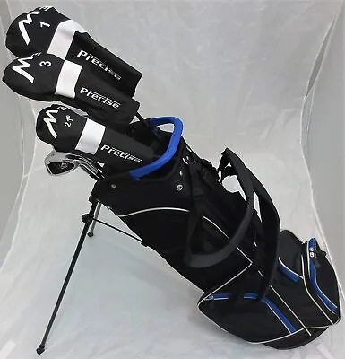Tall Mens Complete Golf Set - Driver Wood Hybrid Irons Putter Clubs Stand Bag • $459.99