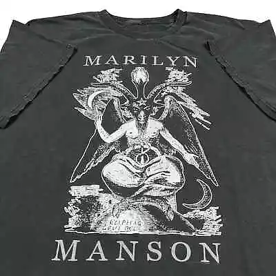 Vintage Y2k Marilyn Manson Bigger Than Band Concert Music T Shirt  • $75