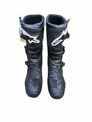 ALPINESTARS 2013118-10-9 TECH 3 ENDURO BOOTS BLACK SZ 15 With Box And Stickers! • $135