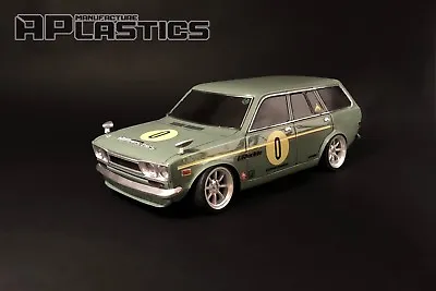 RC Body Car Drift Touring 1:10 Datsun 510 Wagon Stock Style APlastics New Shell • £45.36