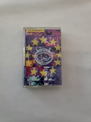 U2 ZOOROPA Cassette Tape 1993 Alternative Rock Pop Rare FREE SHIP • $13.45