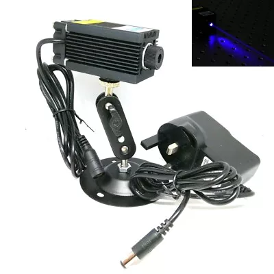£50.40 • Buy Focusable 450nm 1W Blue Laser Dot Module 1000mW Diodes 12V Power Locator Holder