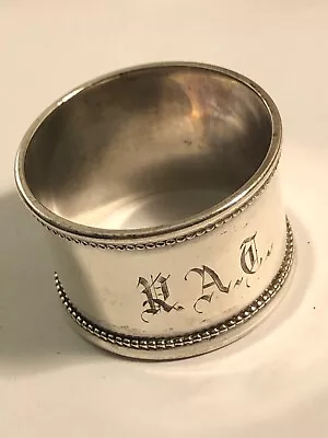 Vintage Towle Sterling Monogrammed Napkin Serviette Ring # 8749 080522eB@ZBE • $45