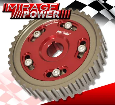 For 88-00 Civic Del Sol SOHC D15 D16 Cam Shaft Gear Pulley Wheel Red • $32.99