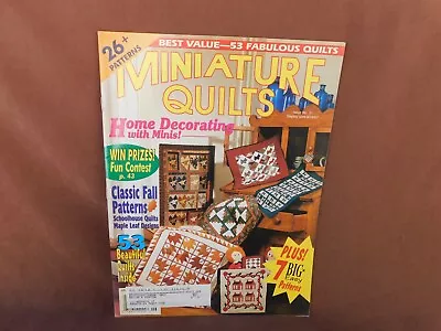 Miniature Quilts Magazine Issue 31 1997 • $3.99