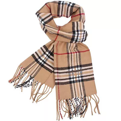 Classic Tartan Scarf Womens Man Scottish Checks Plaid Wrap Unisex • £4.50