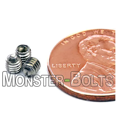 M3 X 3mm Stainless Steel Socket Set Screws W Cup Point Metric DIN 916 A2 18-8 • $8.86