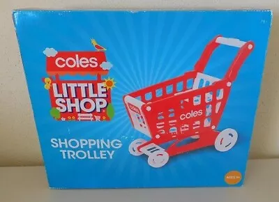 Coles Mini Little Shop Shopping Trolley Toy • $30