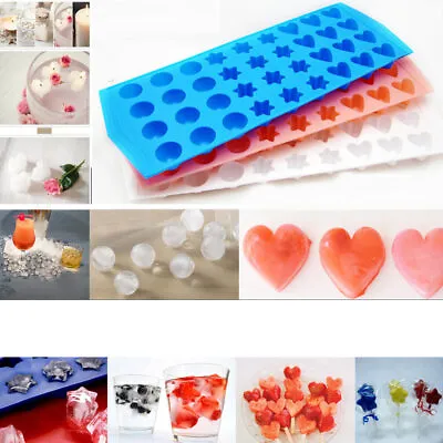 Lot 3 Mini Ice Cube Trays Makes 108 Home Bar Drinks Jelly Cubette Candy Mold Fun • $9.38